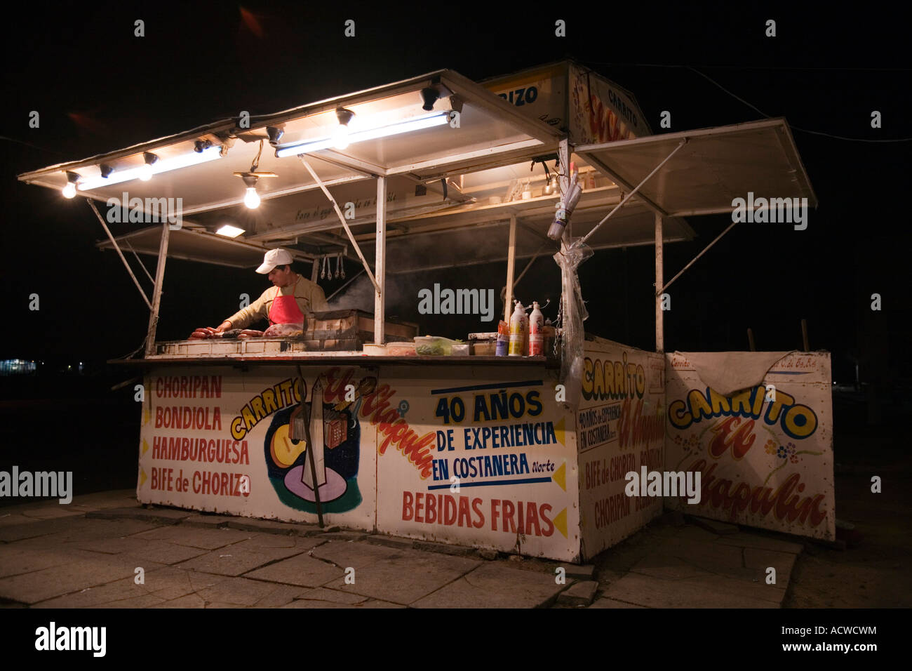 Una banchina Parrilla Grill Buenos Aires Argentina Foto Stock