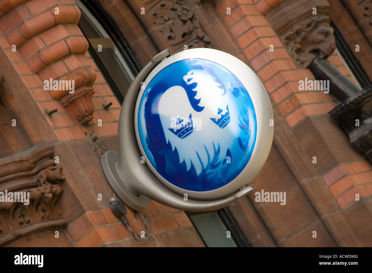 Primo piano di Barclays Bank segno dettaglio York North Yorkshire Inghilterra Regno Unito GB Gran Bretagna Foto Stock