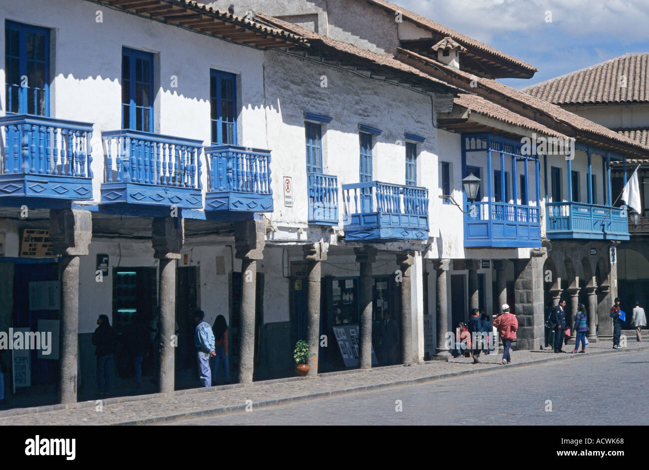 Città principali di Inkas Cosco Foto Stock