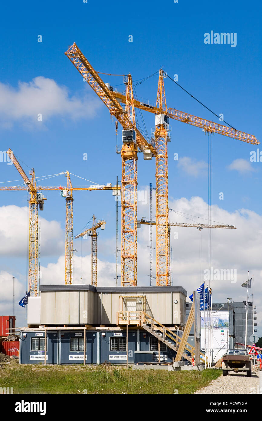 Attività Edilizia e dello sviluppo Foto Stock
