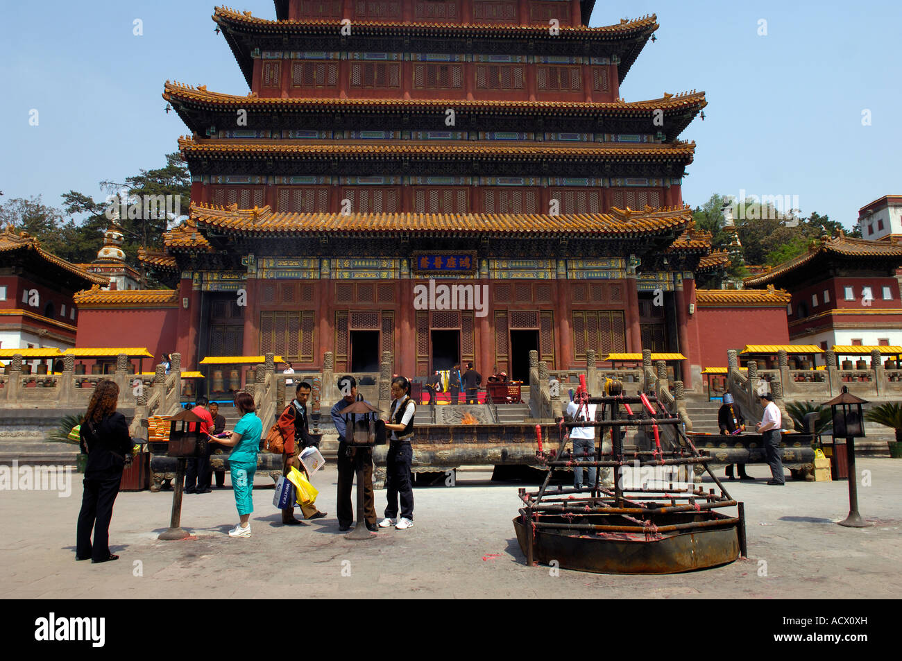 Il Tempio Puning in Chengde Foto Stock
