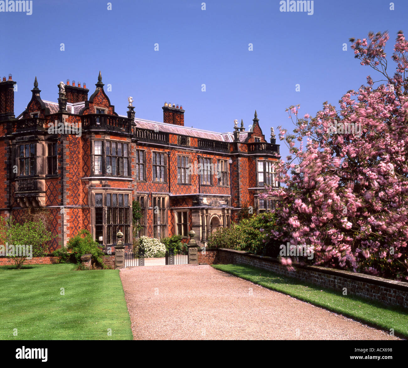 Arley Hall in primavera Arley vicino a Knutsford Cheshire England Regno Unito Foto Stock