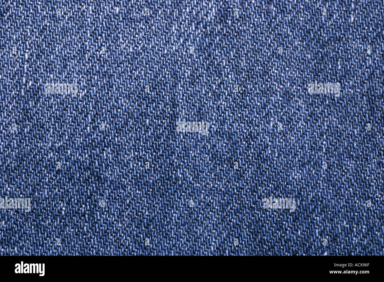 Close up di jeans tessuto Foto Stock