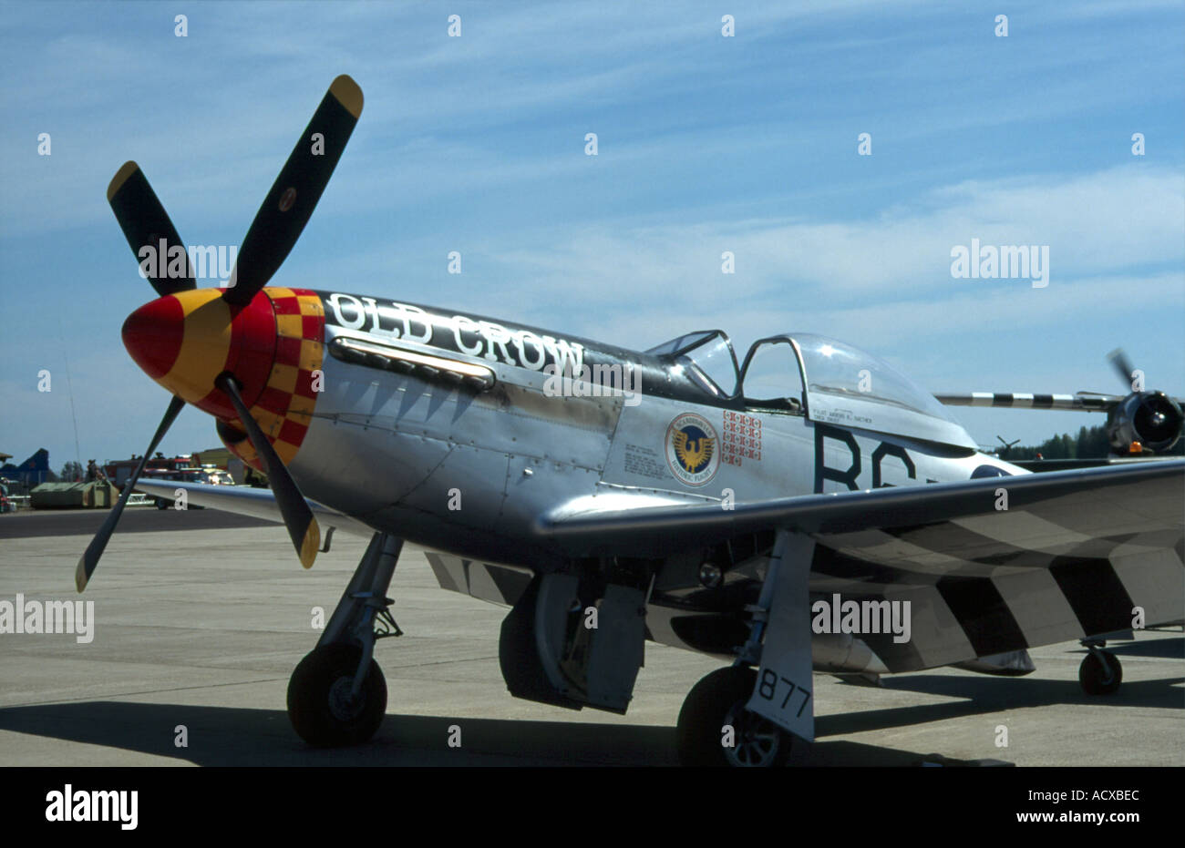 P 51 Mustang aereo da caccia Foto Stock