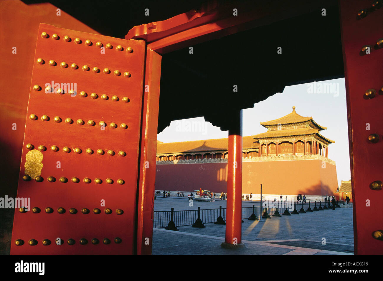 La Città Proibita di Pechino CINA Foto Stock