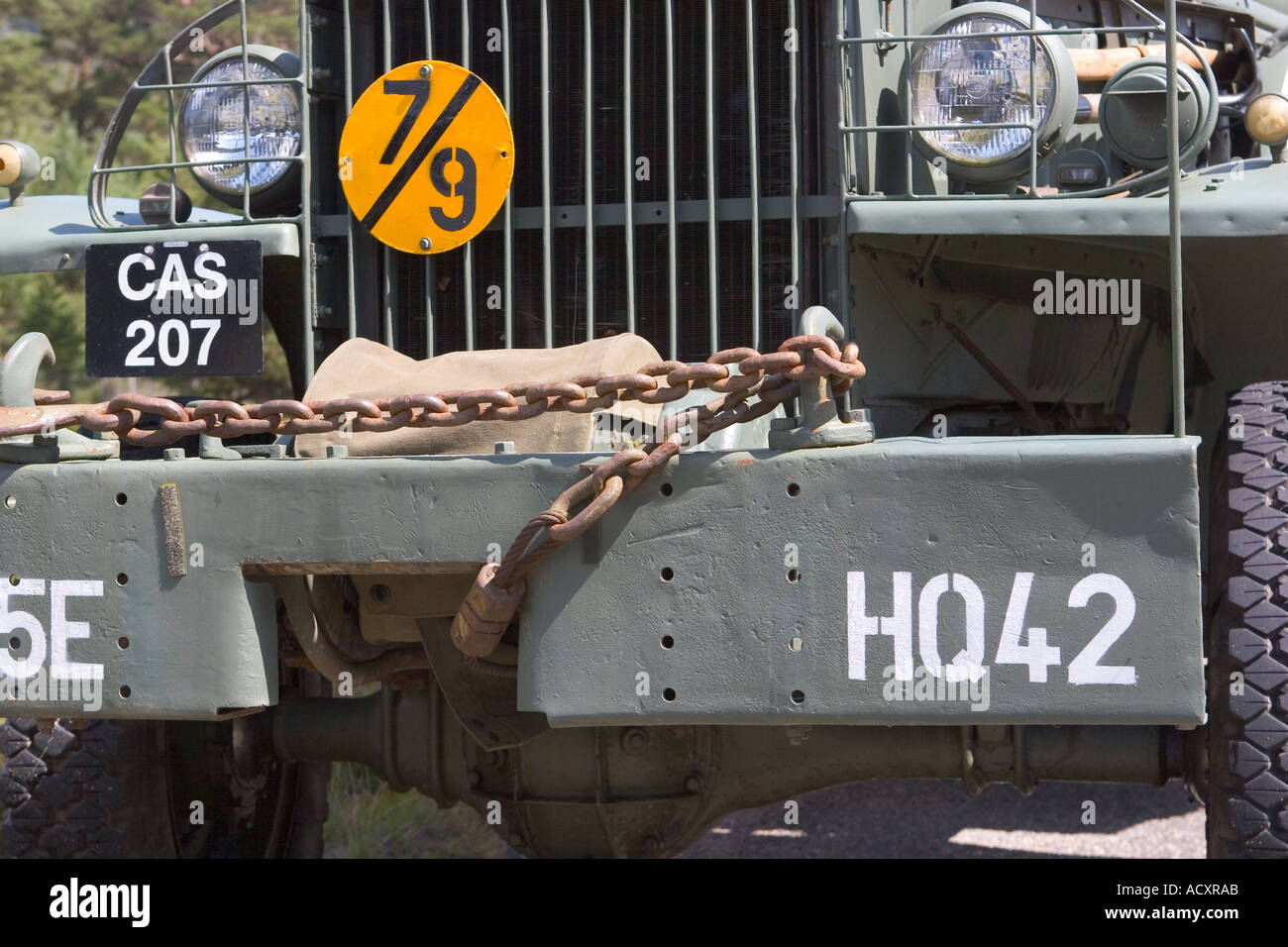 1942 40s GMC 'Jimmy', camion dell'esercito americano d'epoca 'Deuce-and-a-half' della seconda guerra mondiale. Foto Stock