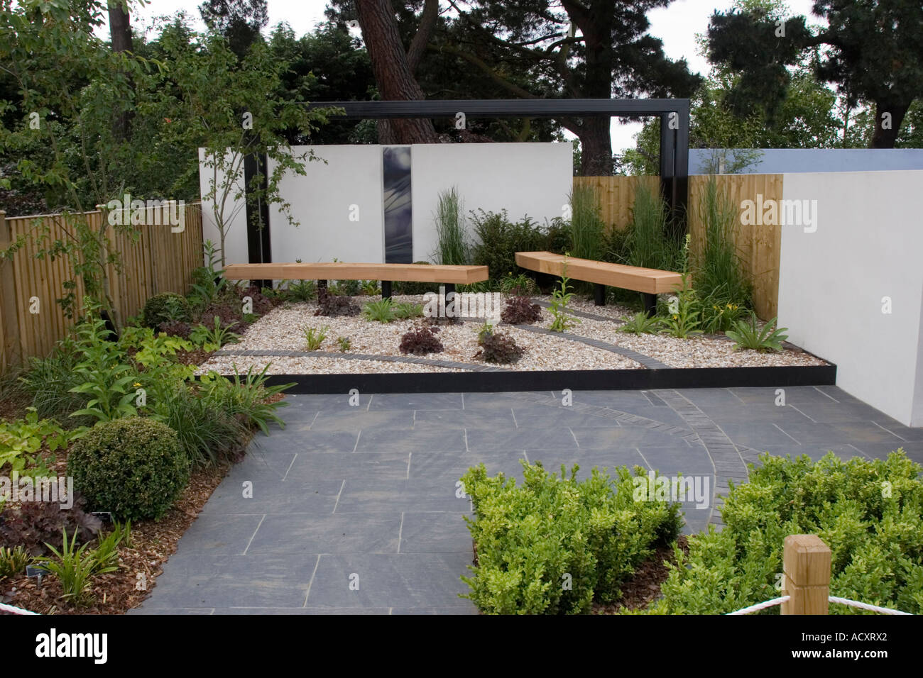 Modello show giardino alla RHS Wisley Surrey UK Foto Stock