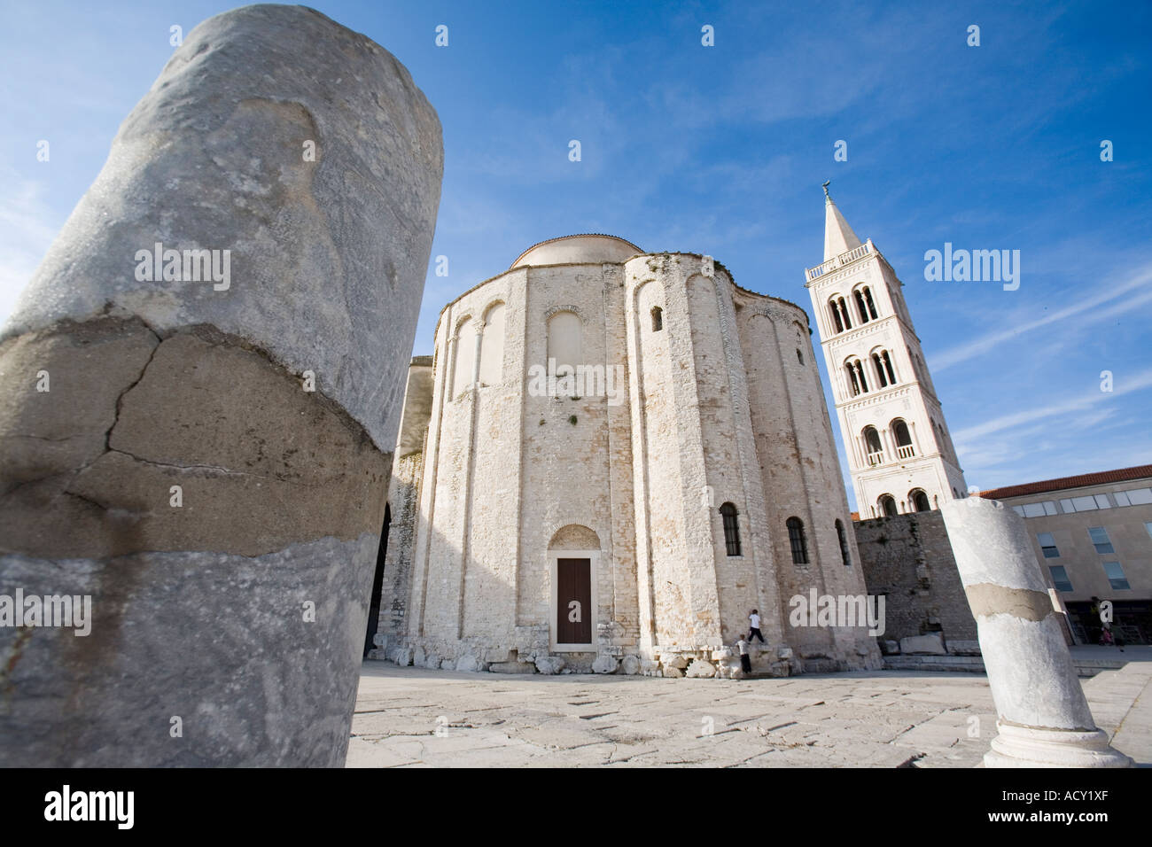 Chiesa di St Donat e Santa Anastasia Cattedrale Zadar croazia Foto Stock