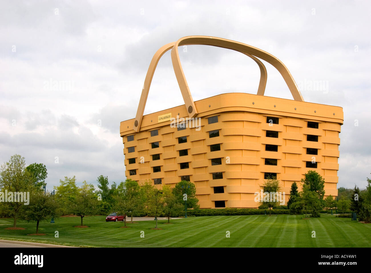 Cestello Longaberger Company creazione in Newark, Ohio. Foto Stock