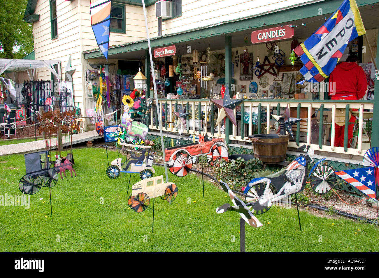 Amish business di vendita knick knacks a Berlino, Ohio. Foto Stock