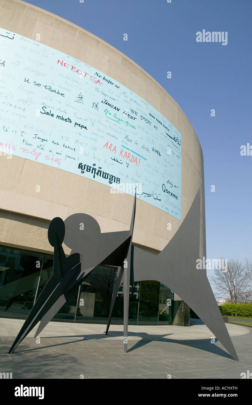 Museo Hirschorn Viale Indipendenza Washington DC e Distretto di Columbia Foto Stock