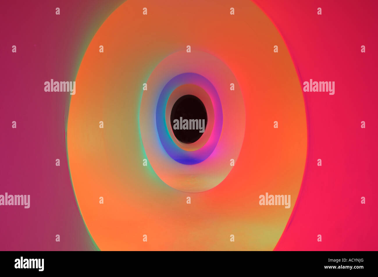 Abstract forma di tunnel Foto Stock
