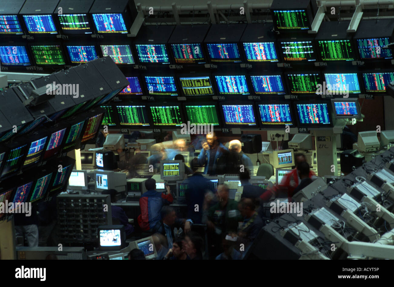 Moderna elettronica stock exchange bourse broker del mercato Foto stock -  Alamy