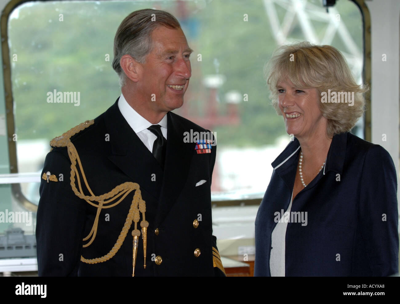 Il principe Carlo e Camilla il Duca e la duchessa di Cornovaglia Foto Stock