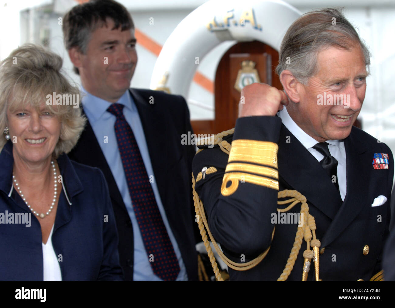 Il principe Carlo e Camilla il Duca e la duchessa di Cornovaglia Foto Stock