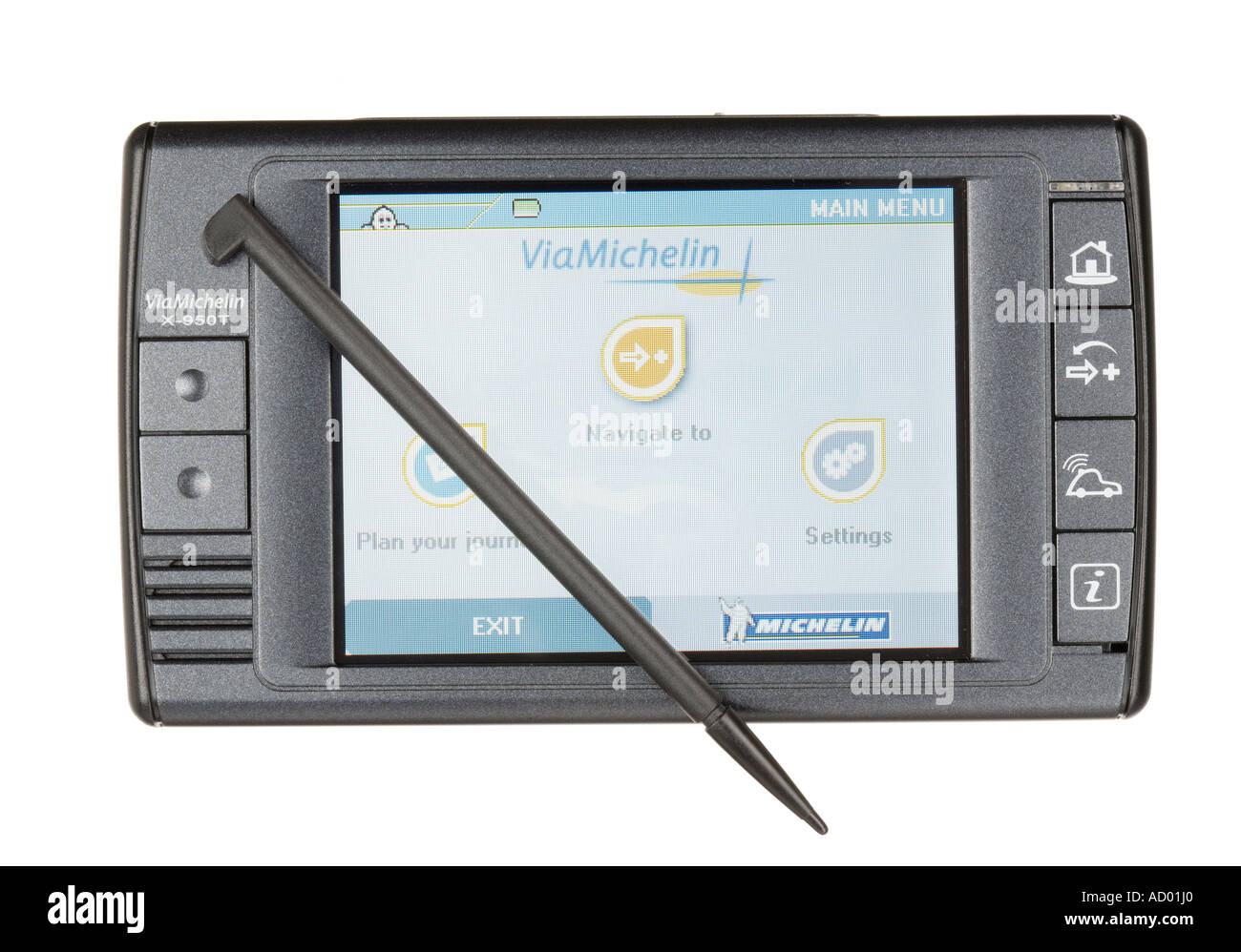 La Michelin journey planner ViaMichelin Foto Stock