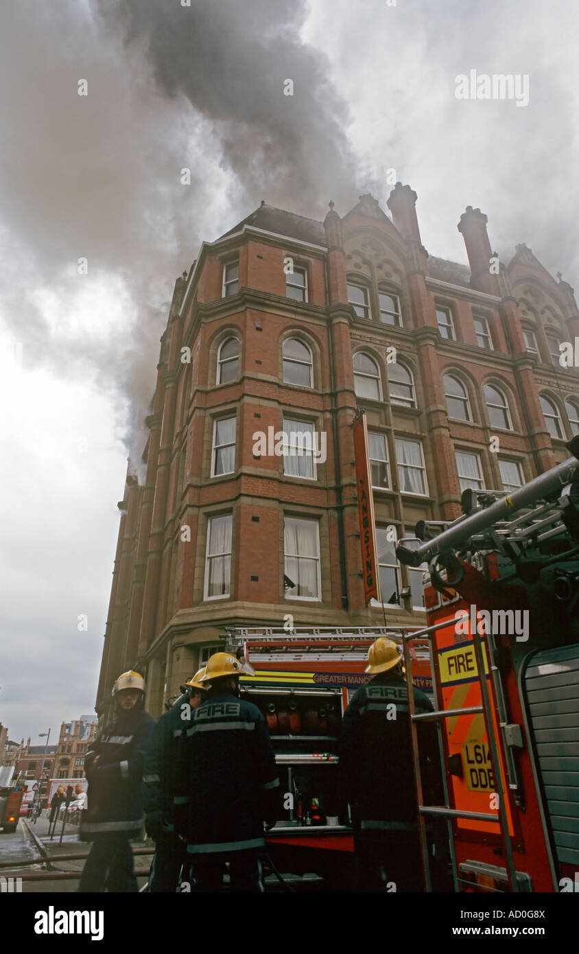 Fire central Manchester Inghilterra England Regno Unito Foto Stock