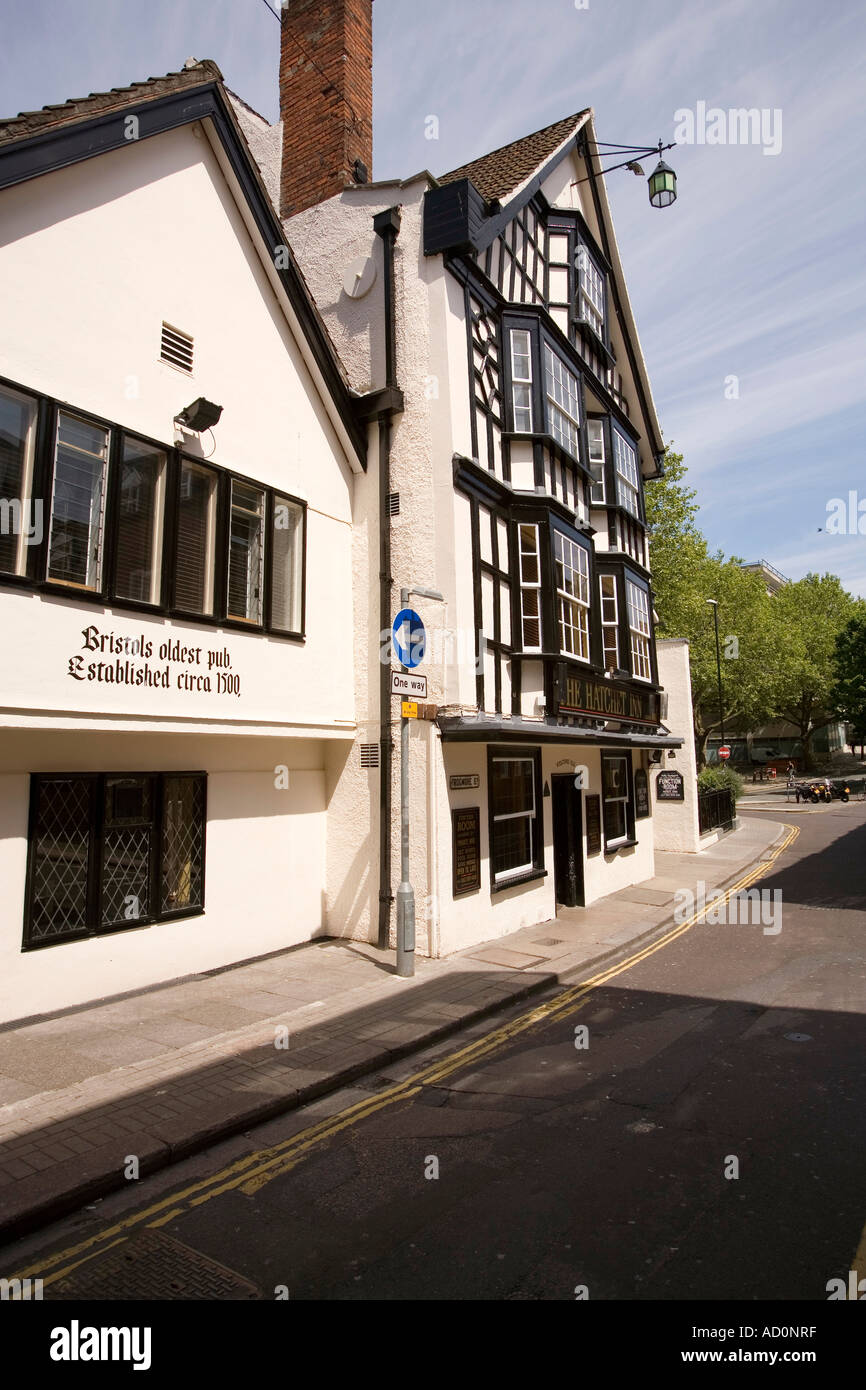 Inghilterra Bristol Frogmore Street l'ascia di guerra Bristols più antico pub Foto Stock