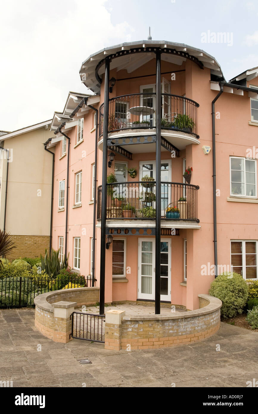 Inghilterra Bristol Hotwells Pooles Wharf alloggiamento Foto Stock