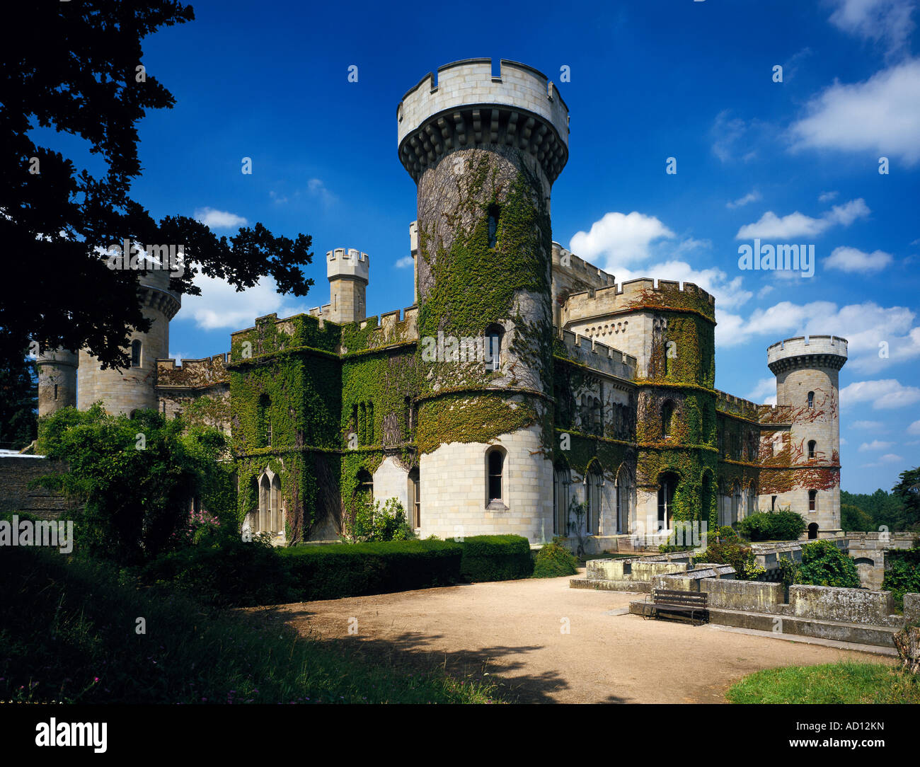 Il castello di Eastnor Ledbury Herefordshire England Regno Unito Foto Stock