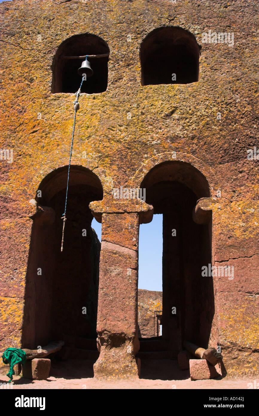 Etiopia Lalibela, Cappella di Bet Danaghel nel cortile di Bet Maryam (St. Mary's) Foto Stock