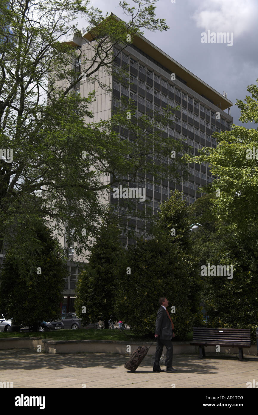 Plymouth Civic Center Royal Parade Armada modo Foto Stock