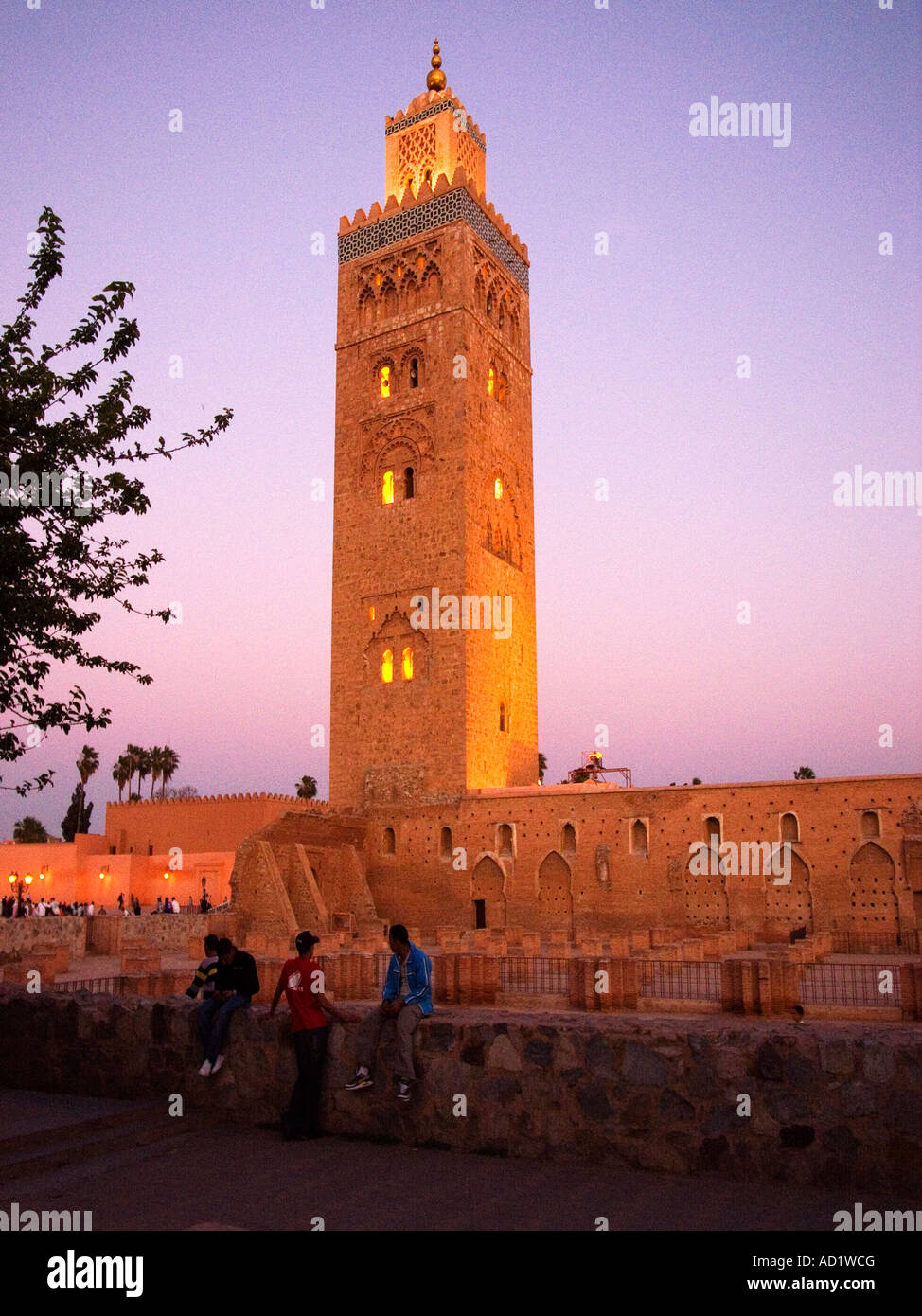 La Moschea Koutubia a Marrakech,Marocco Foto Stock