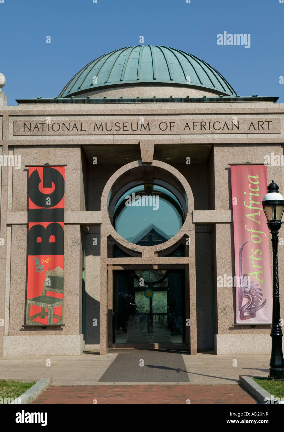 Museo Nazionale di Arte Africana Viale Indipendenza Washington DC e Distretto di Columbia Foto Stock