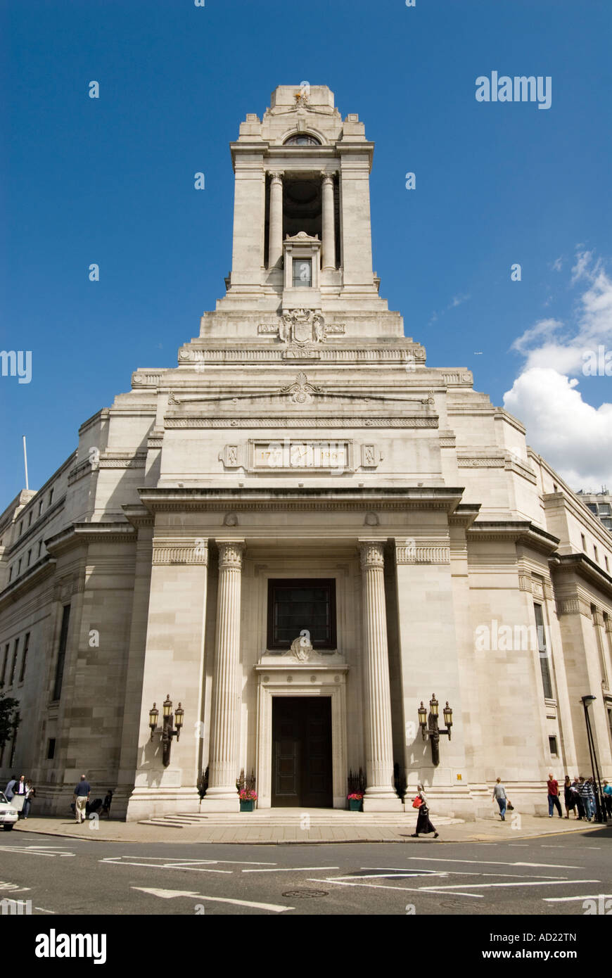 I Freemasons Hall della Gran Loggia Unita d Inghilterra, London REGNO UNITO Foto Stock