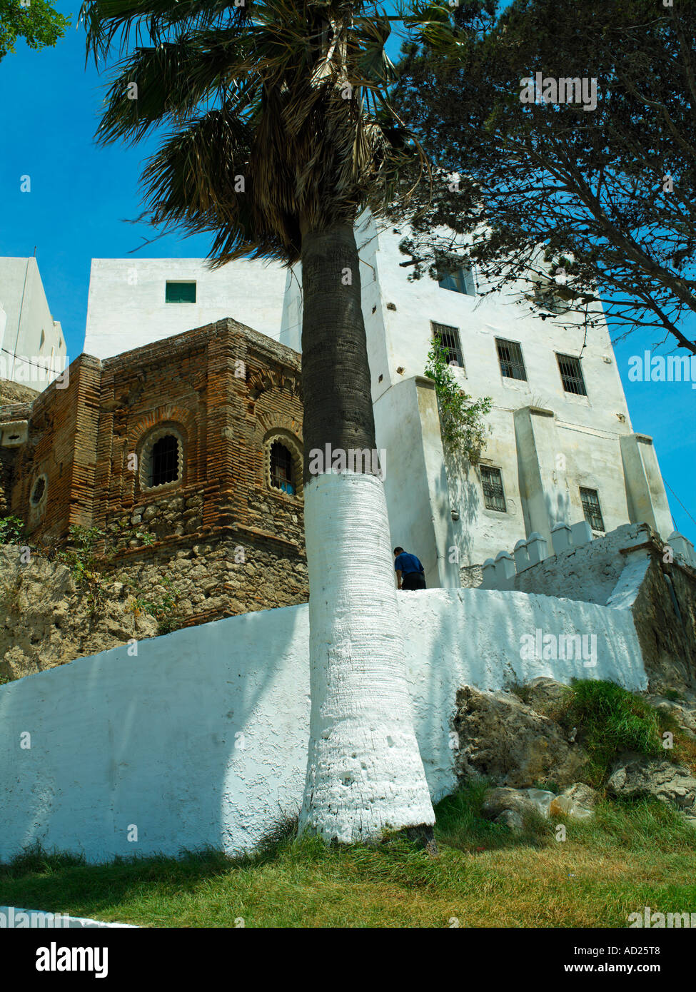 Pareti della Medina di Tetouan, Marocco Foto Stock