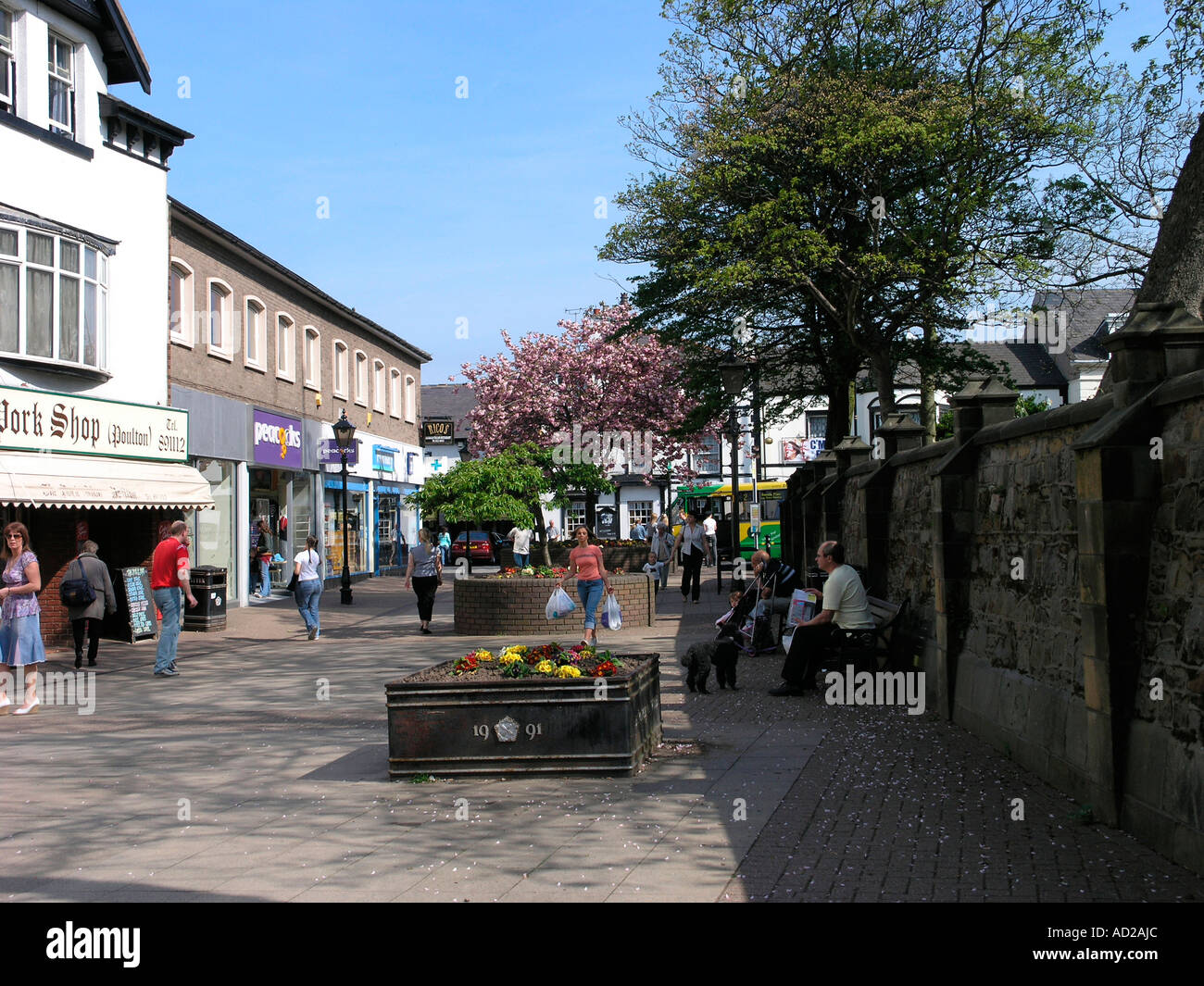 Church Street Poulton le Fylde Foto Stock