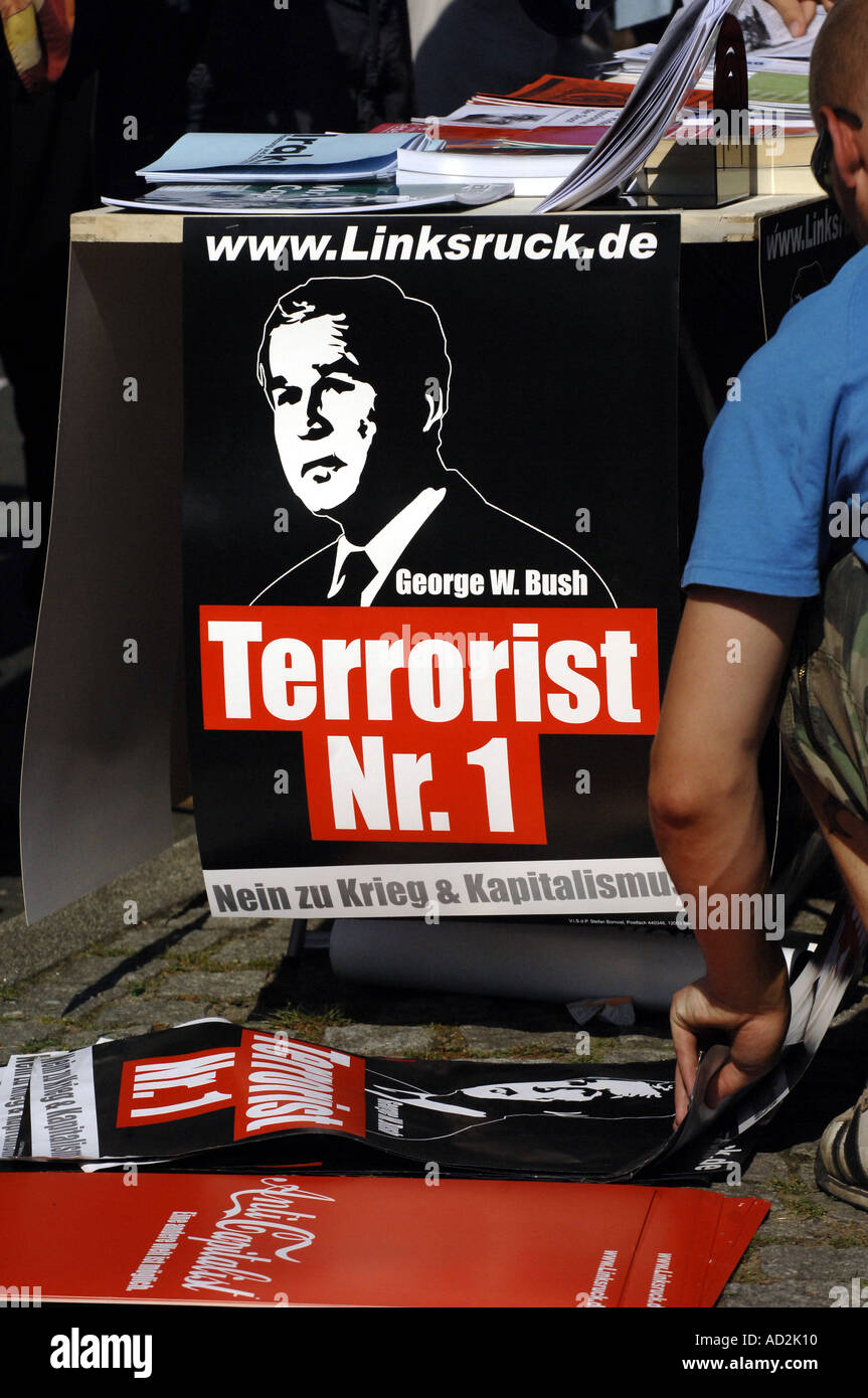 terrorista di Bush Foto Stock