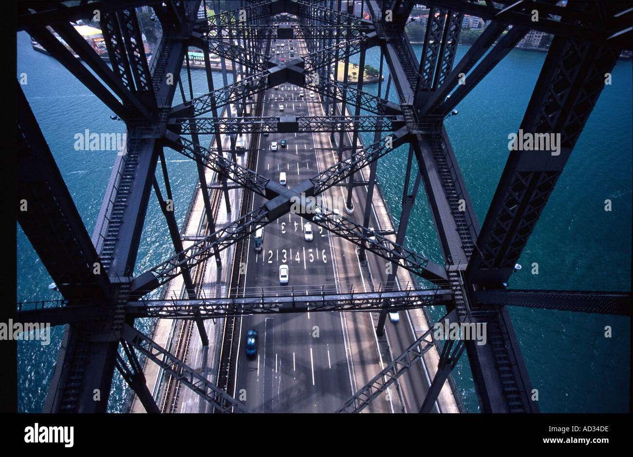 Il Ponte del Porto di Sydney Sydney Australia Foto Stock