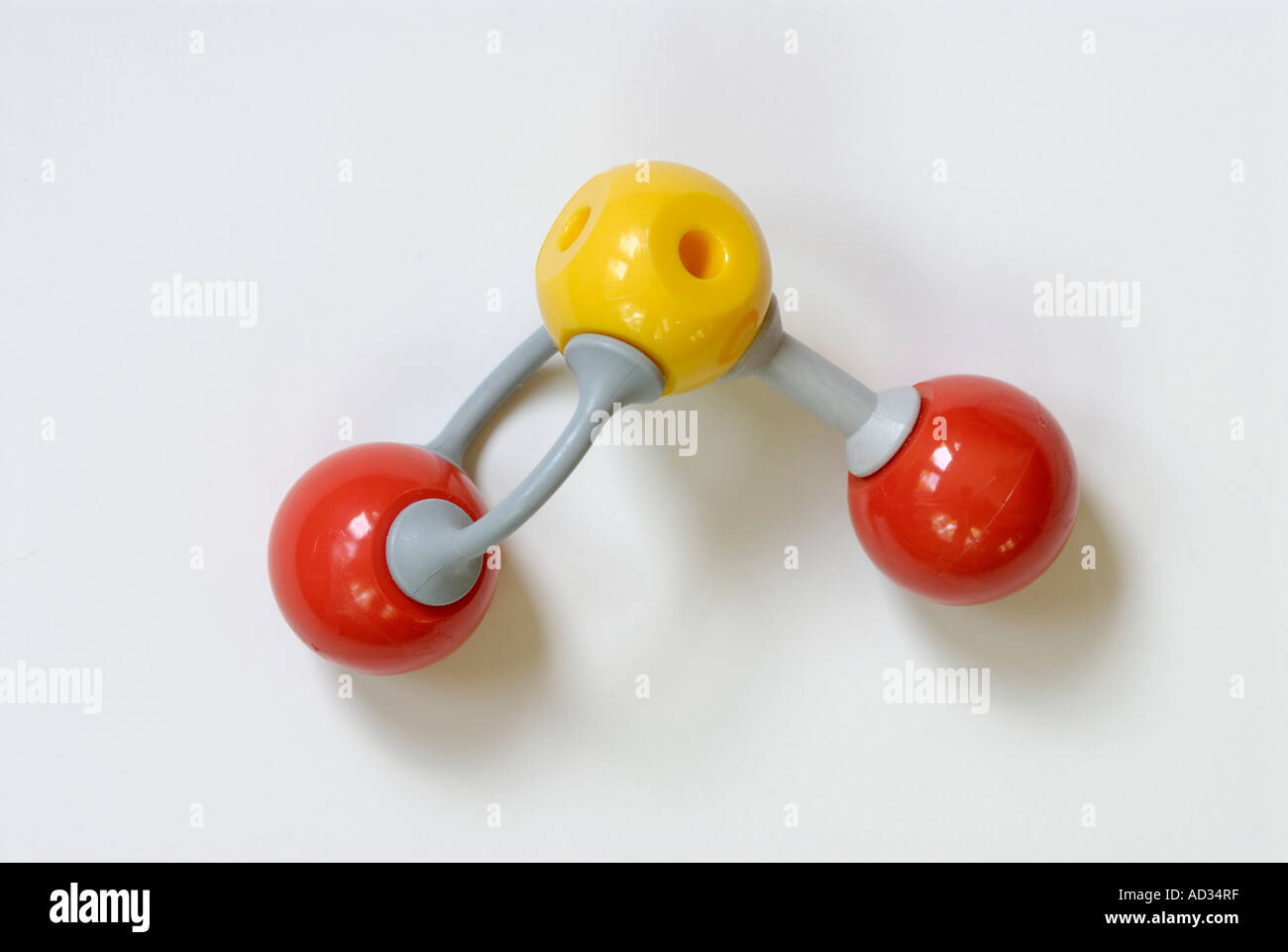 Biossido di zolfo modello molecolare Foto Stock