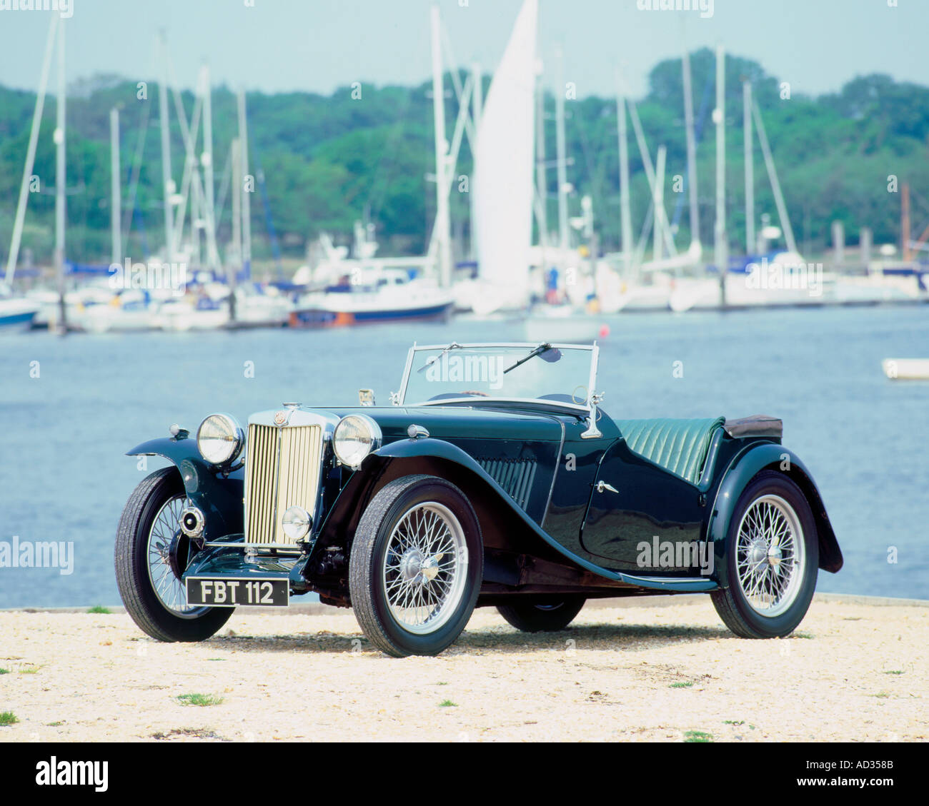 1947 MG TC Foto Stock