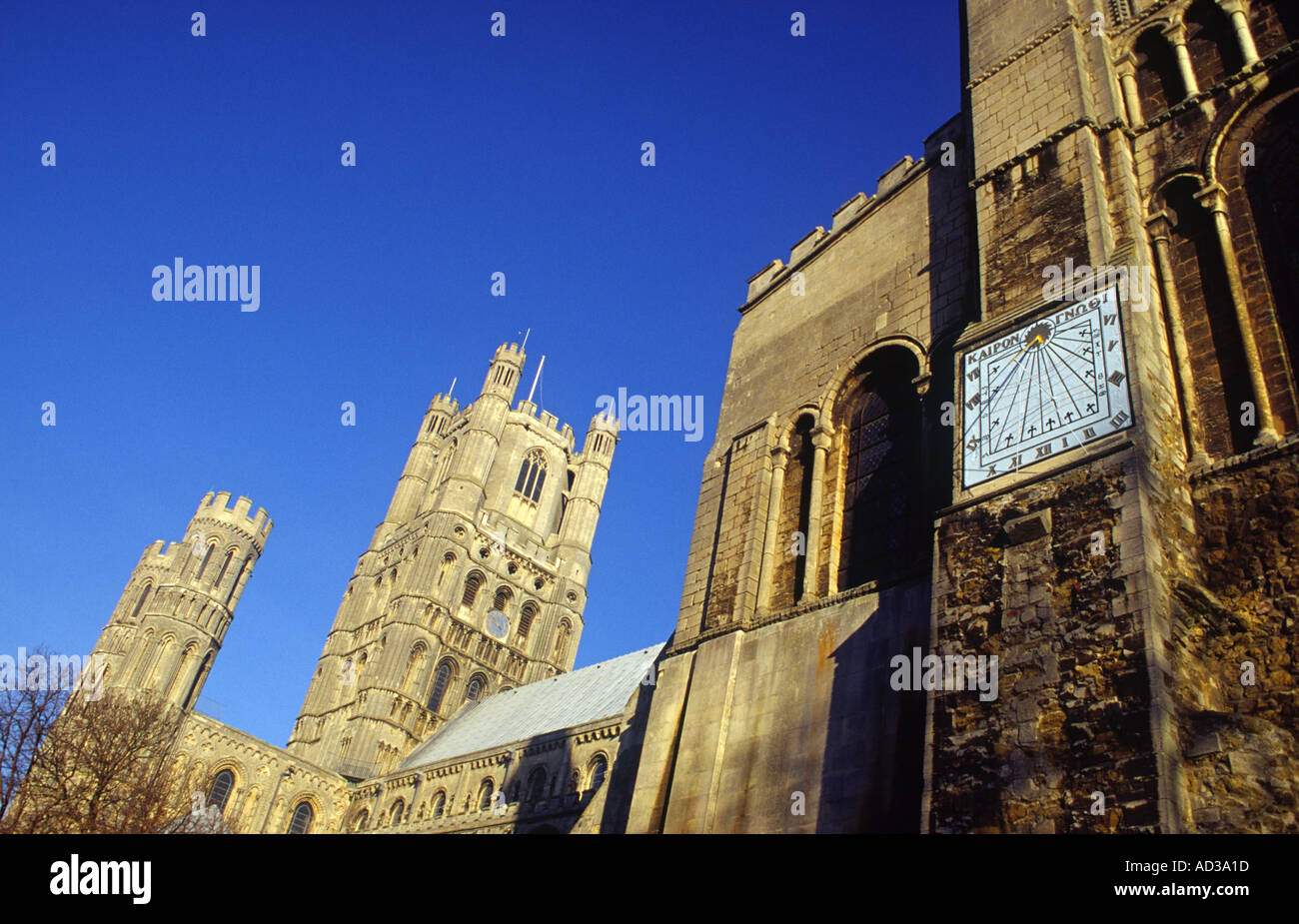 Cattedrale di Ely Cambridgeshire Inghilterra Foto Stock