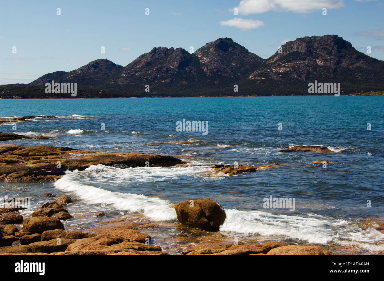 Australia Tasmania Parco Nazionale di Freycinet Penisola di Freycinet Coles Bay Foto Stock