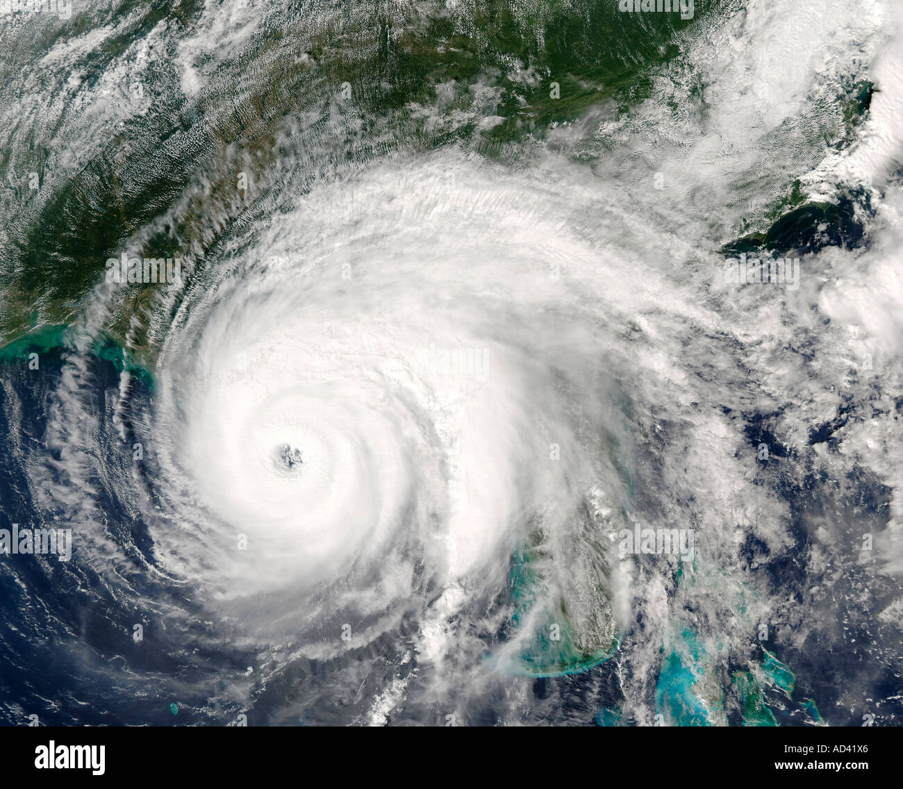 Uragano Ivan off meridionale degli Stati Uniti, immagine satellitare Foto Stock