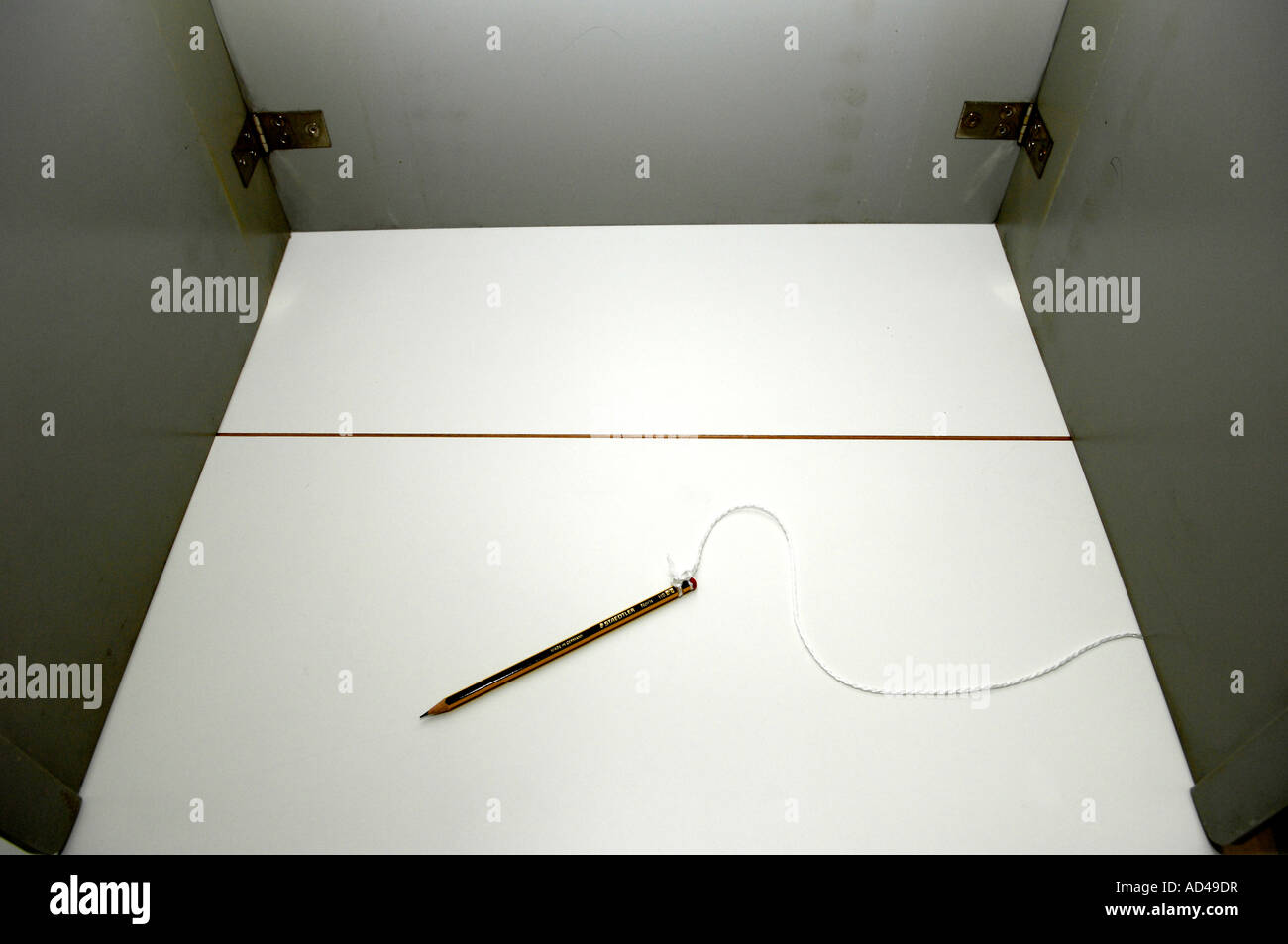 Cabina di votazione Foto Stock