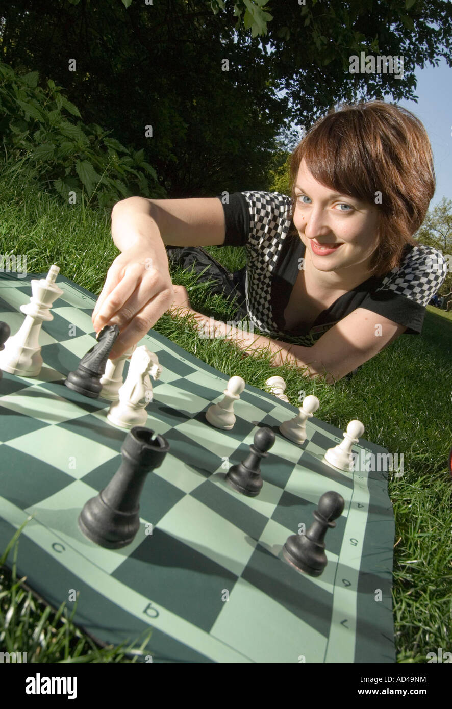 Elisabeth Paehtz, Tedesco a scacchi campione del mondo junior Foto Stock