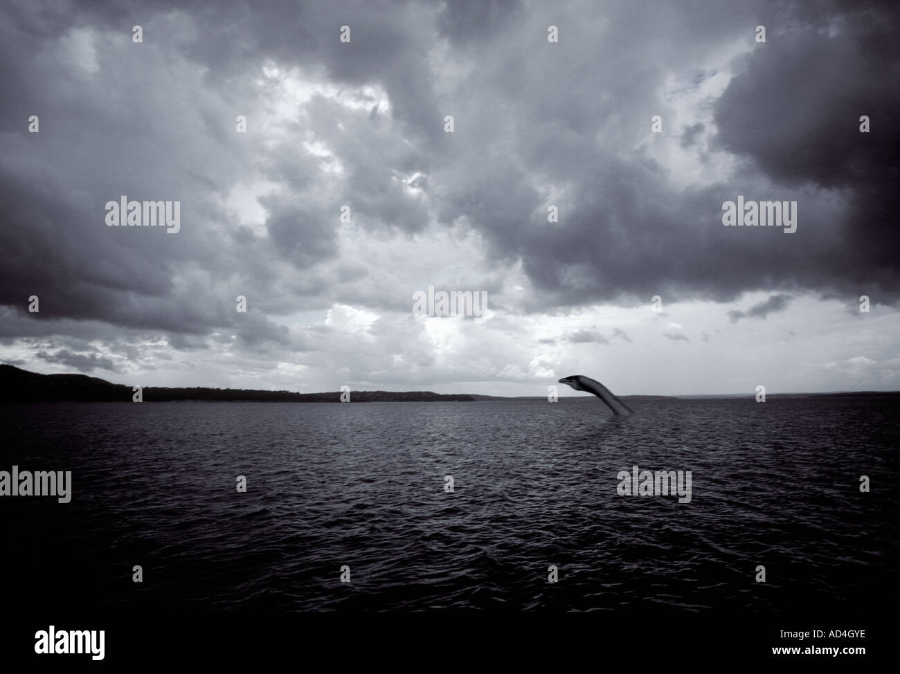 Mostro del lago. Foto Stock