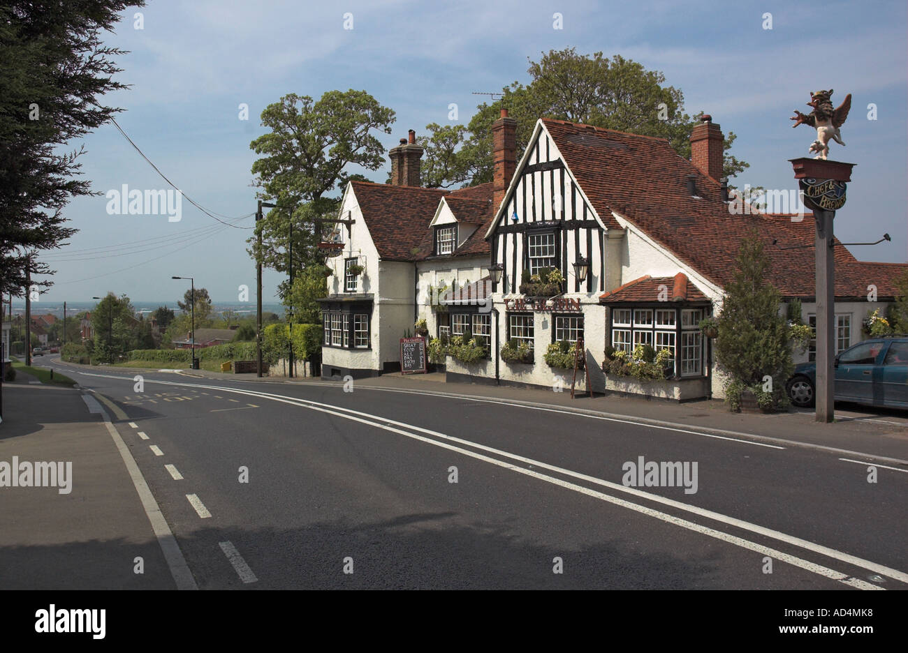 La storica Griffin pub di Danbury Essex Foto Stock