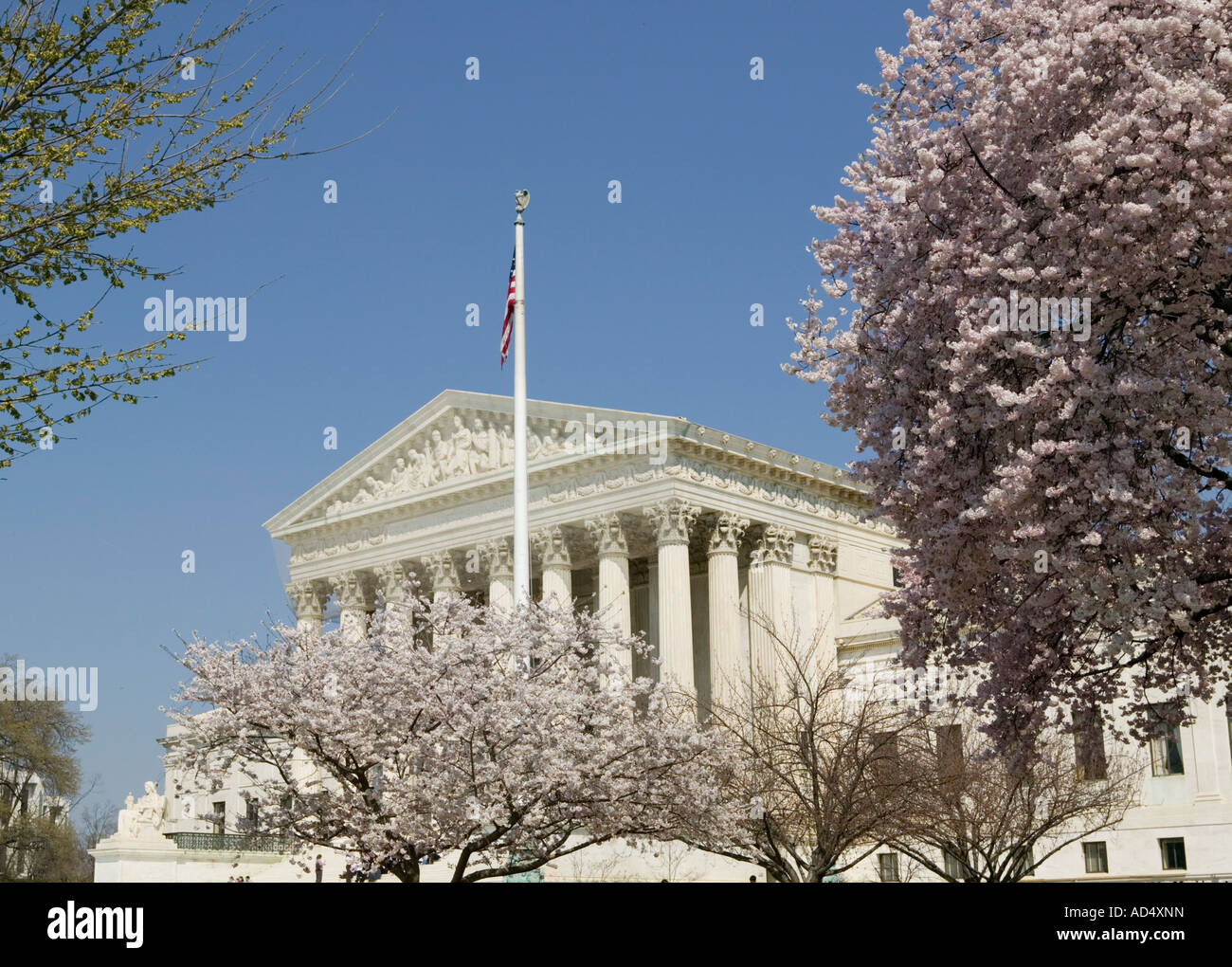 La Corte suprema prima via Washington DC e Distretto di Columbia Foto Stock