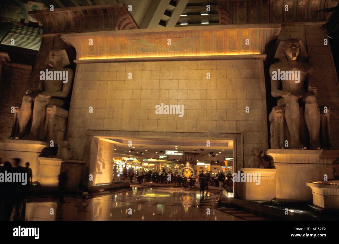 Las Vegas Nevada USA Luxor Hotel Interior Foto Stock