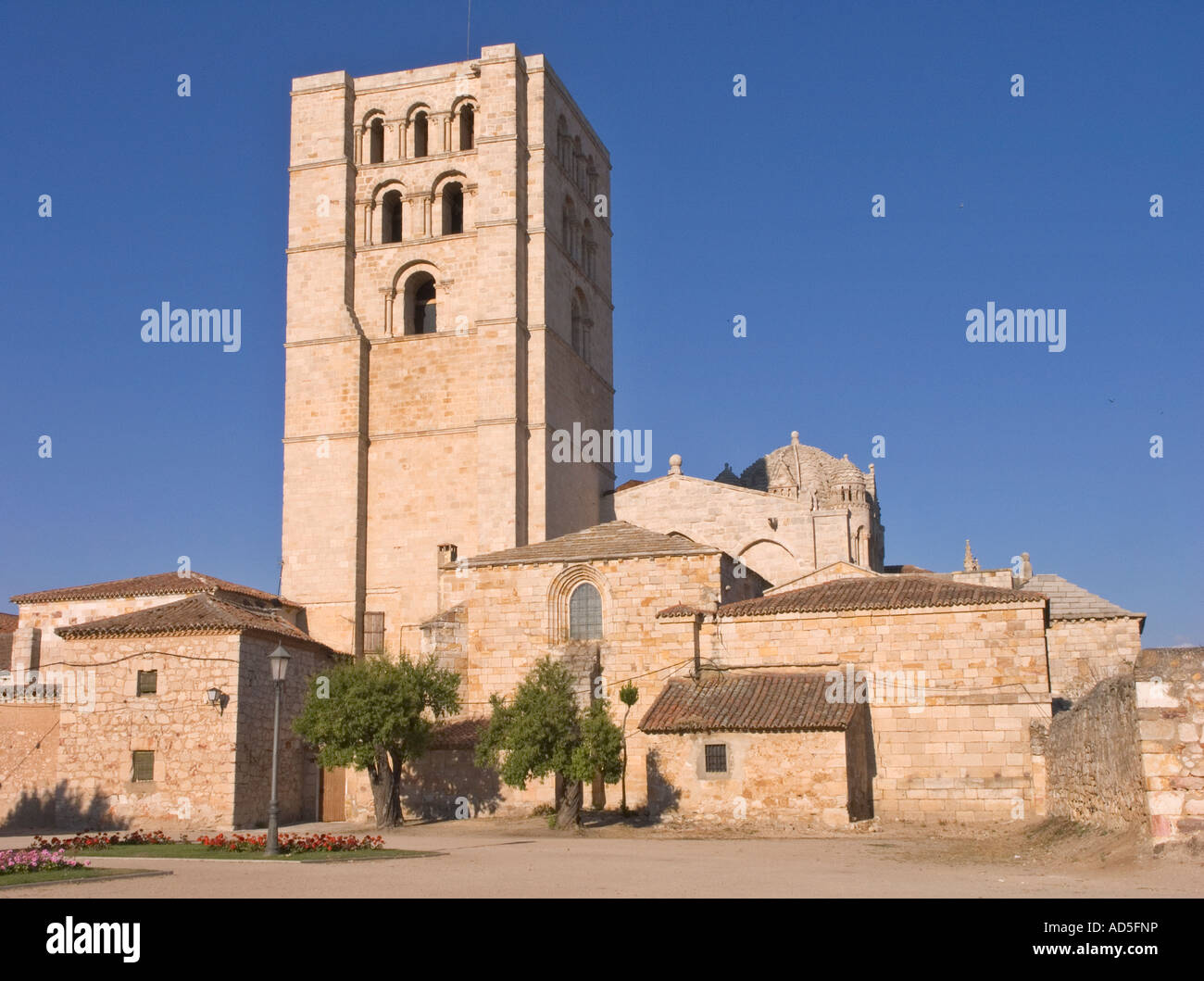 Cattedrale romanica Zamora Castiglia e Leon Spagna Foto Stock