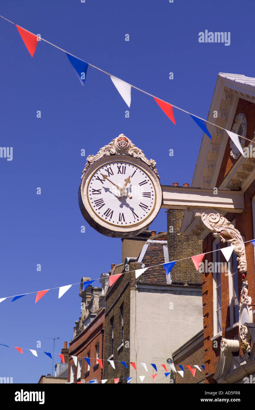 Kent Rochester Old Corn Exchange su Rochester High Street Foto Stock