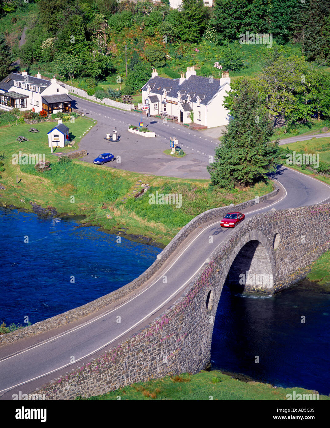 Clachan Bridge, Clachan, Seil Isola, Argyll and Bute, Scotland, Regno Unito Foto Stock