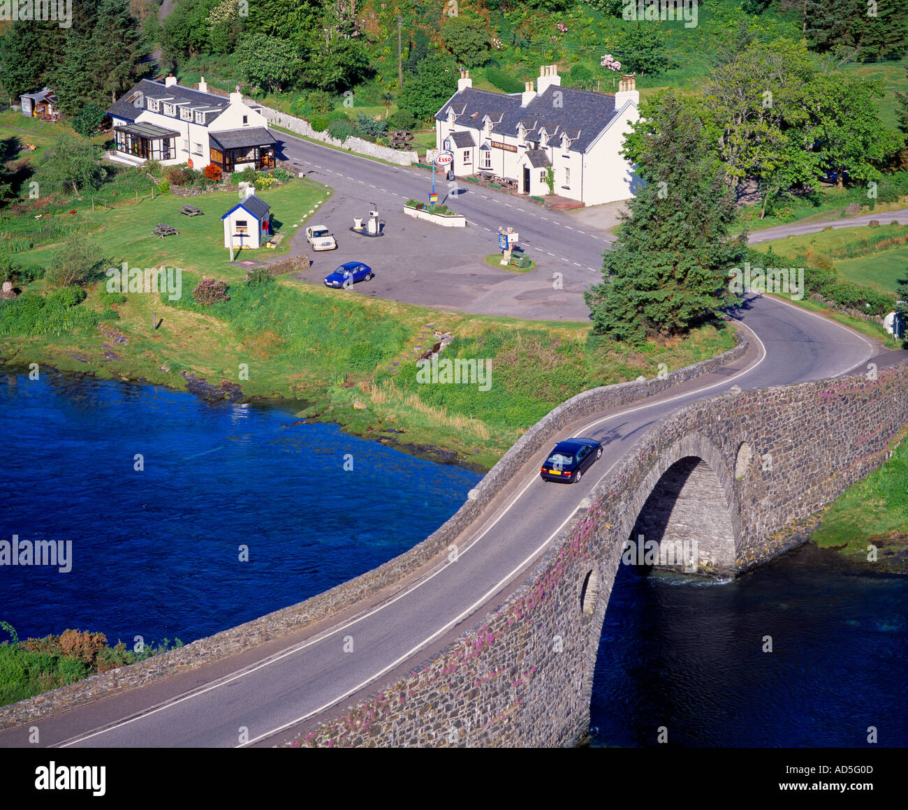 Clachan Bridge, Clachan, Seil Isola, Argyll and Bute, Scotland, Regno Unito Foto Stock