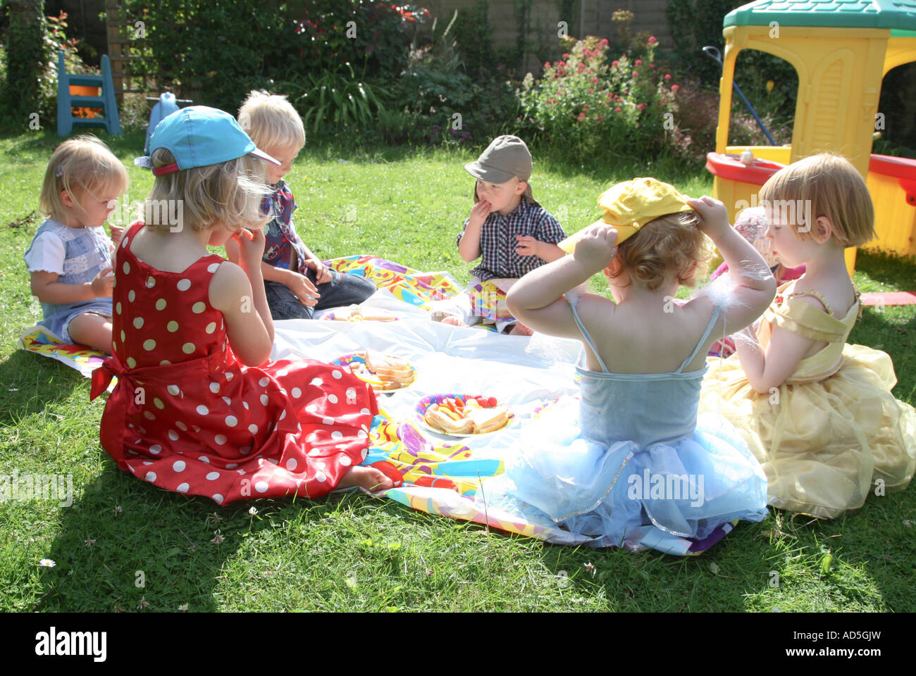Festa di compleanno per i bimbi Foto Stock