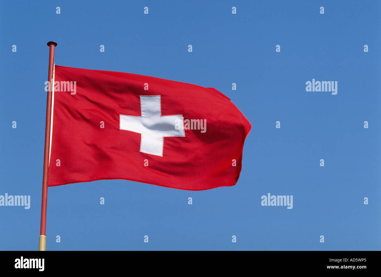 'Bandiera Svizzera' Foto Stock